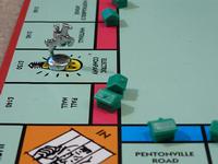 Monopoly board close-up